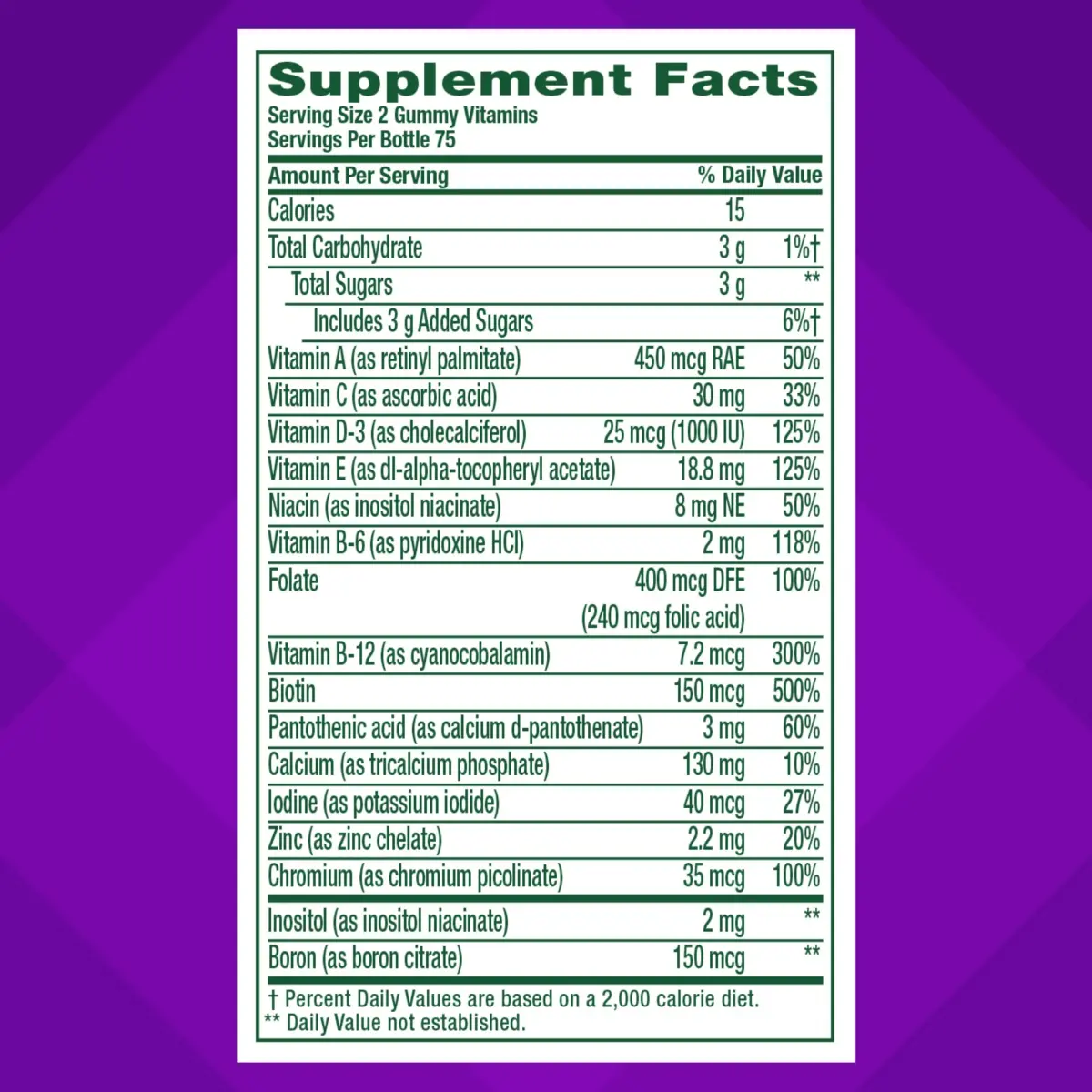 Vitafusion Women's Multivitamin Gummy Berry Flavor | Gluten and Dairy Free Supplement - view 4