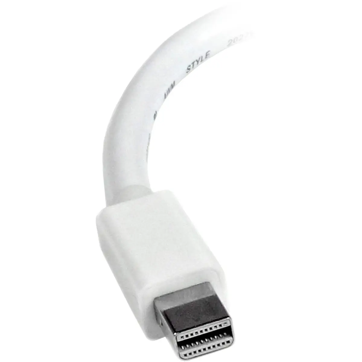 StarTech.com Passive Mini DP to HDMI Adapter, 12.5 cm (5 in) Cable, White | Connect Mini DisplayPort to HDMI Displays - view 3