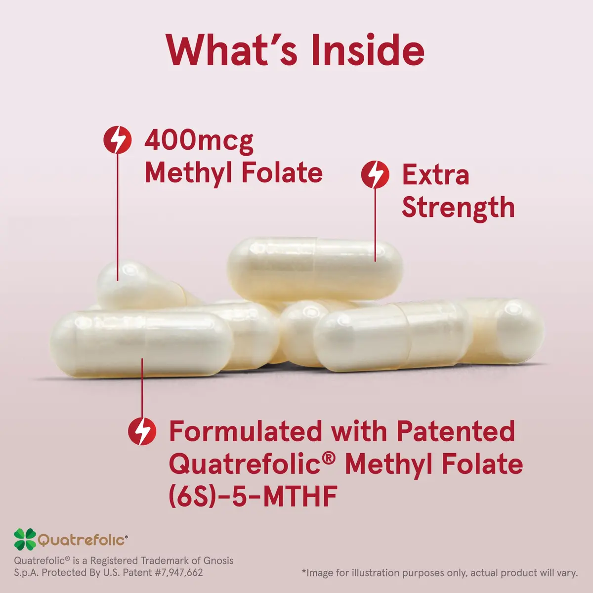 Jarrow Formulas Methyl Folate 400 mcg | Supports Cardiovascular & Neurologic Health (70-120 chars) - view 3