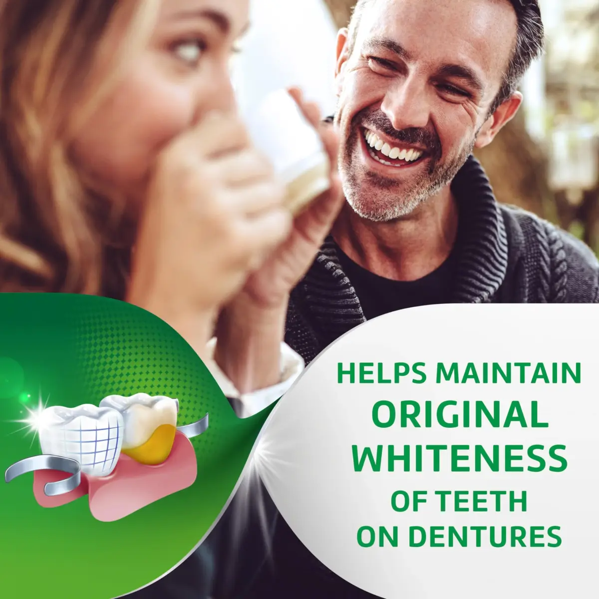 Polident Overnight Whitening Denture Cleanser Tablets 120 Count | Kills 99.99% Bacteria & Viruses - view 6