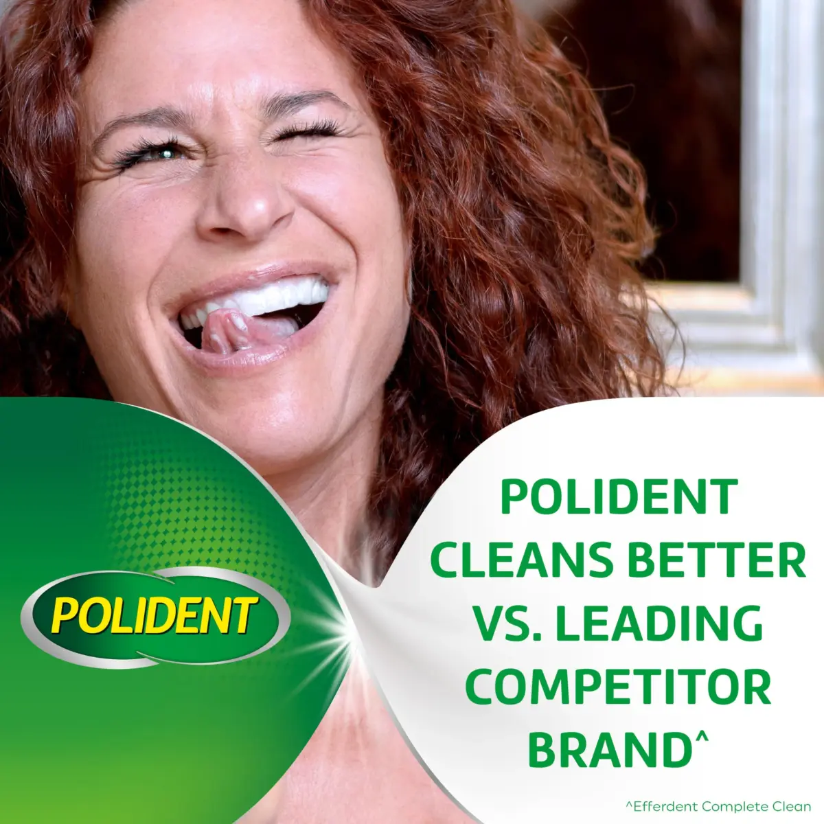 Polident Overnight Whitening Denture Cleanser Tablets 120 Count | Kills 99.99% Bacteria & Viruses - view 3