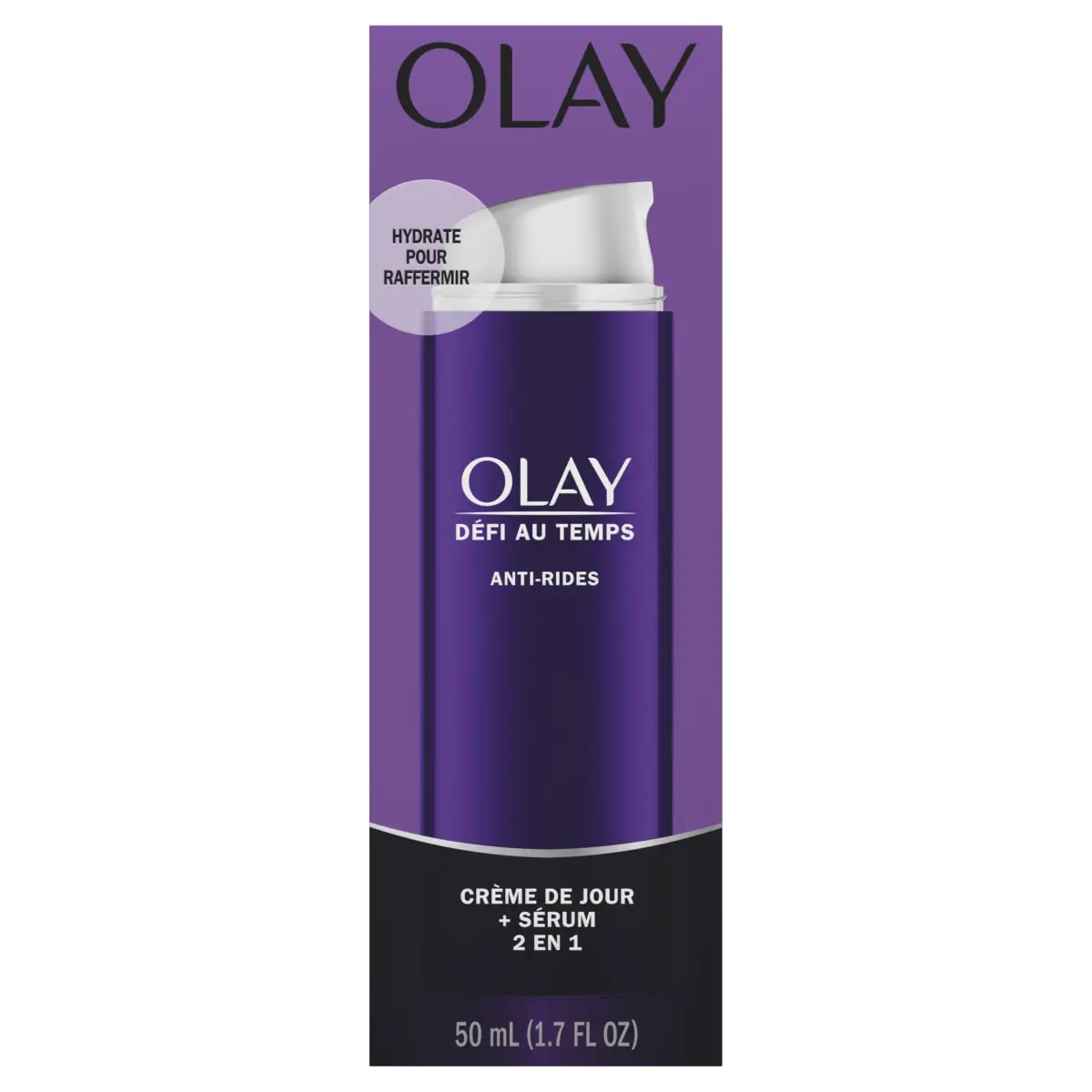 Olay Age Defying 2-in-1 Day Cream Plus Serum with Aloe Vera 50ml (1.7 Fl Oz) | Reduces Fine Lines & Firms Skin - view 2
