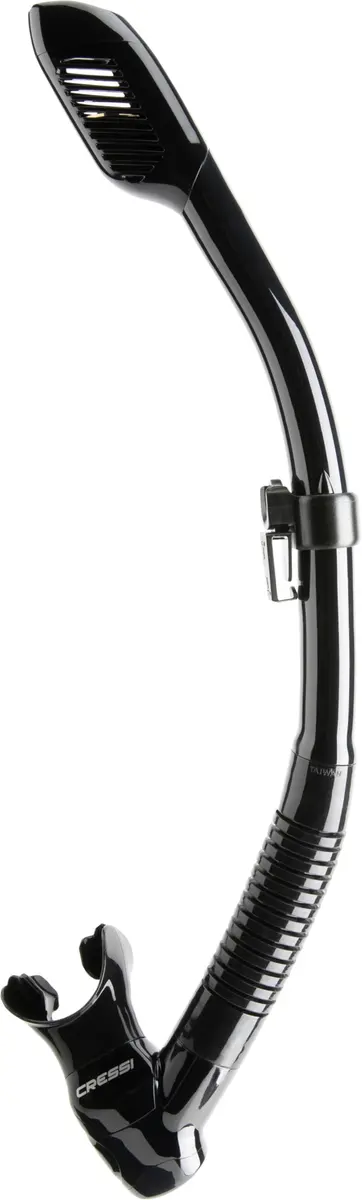 CRESSI Supernova Dry Snorkel Black | Splash Guard & Purge Valve for Clear Breathing - main product image