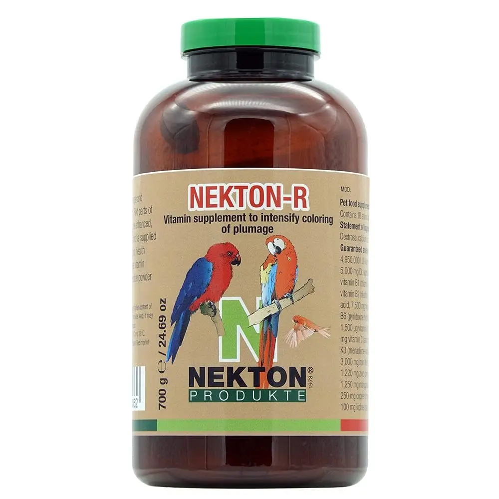 Nekton R Enhances Red Color in Birds, 700g | Deepens feather hues with vitamins & amino acids - main product image