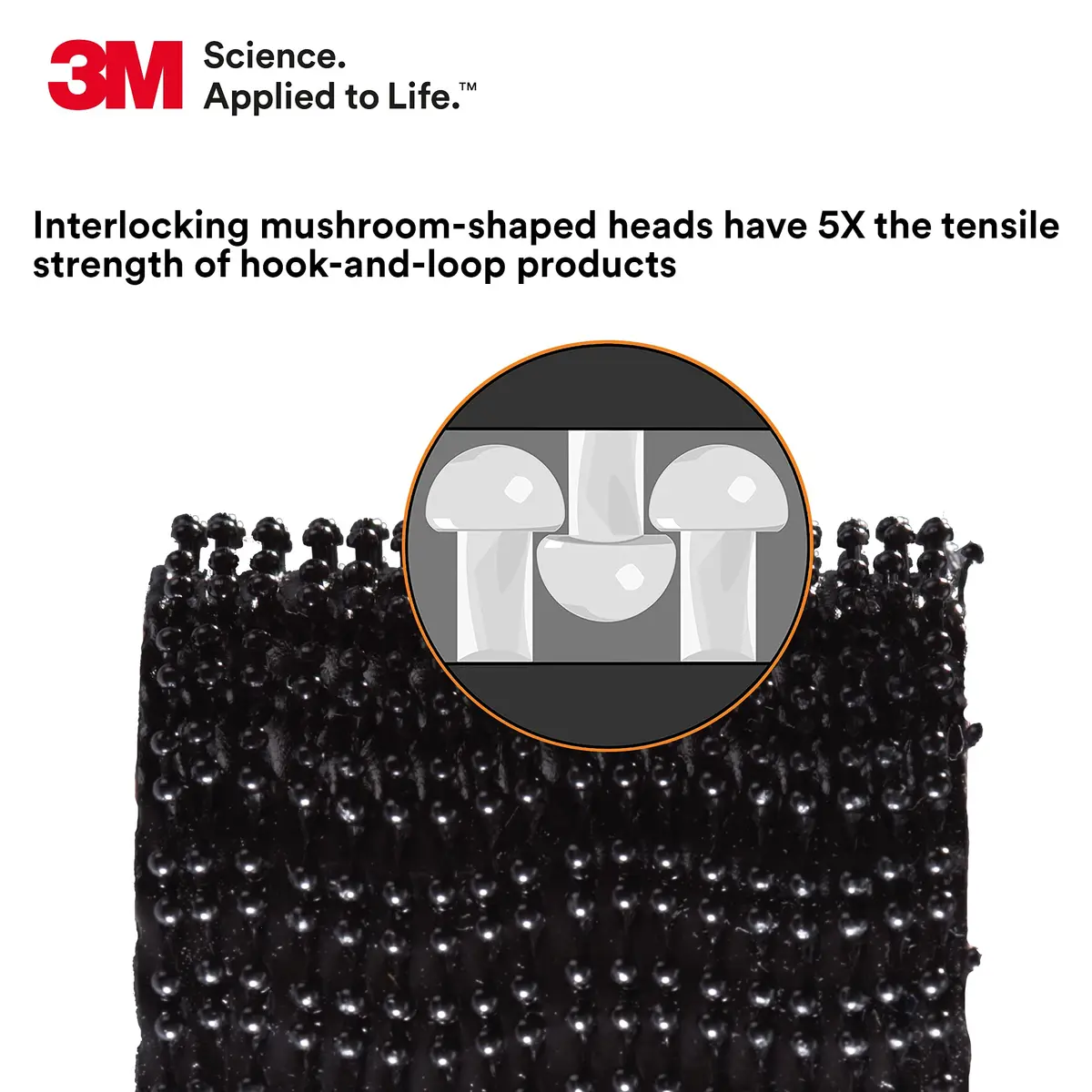 3M Dual Lock Reclosable Fasteners Heavy Duty Industrial Use Black TB3550 1" x 10 ft | Super strength, reusable, indoor/outdoor - view 6