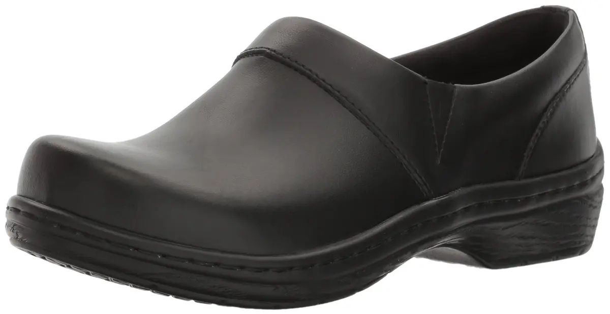 Klogs USA Mission Women's Shoe Black Smooth Size 12 Medium US | Slip-Resistant Work Shoe - main product image