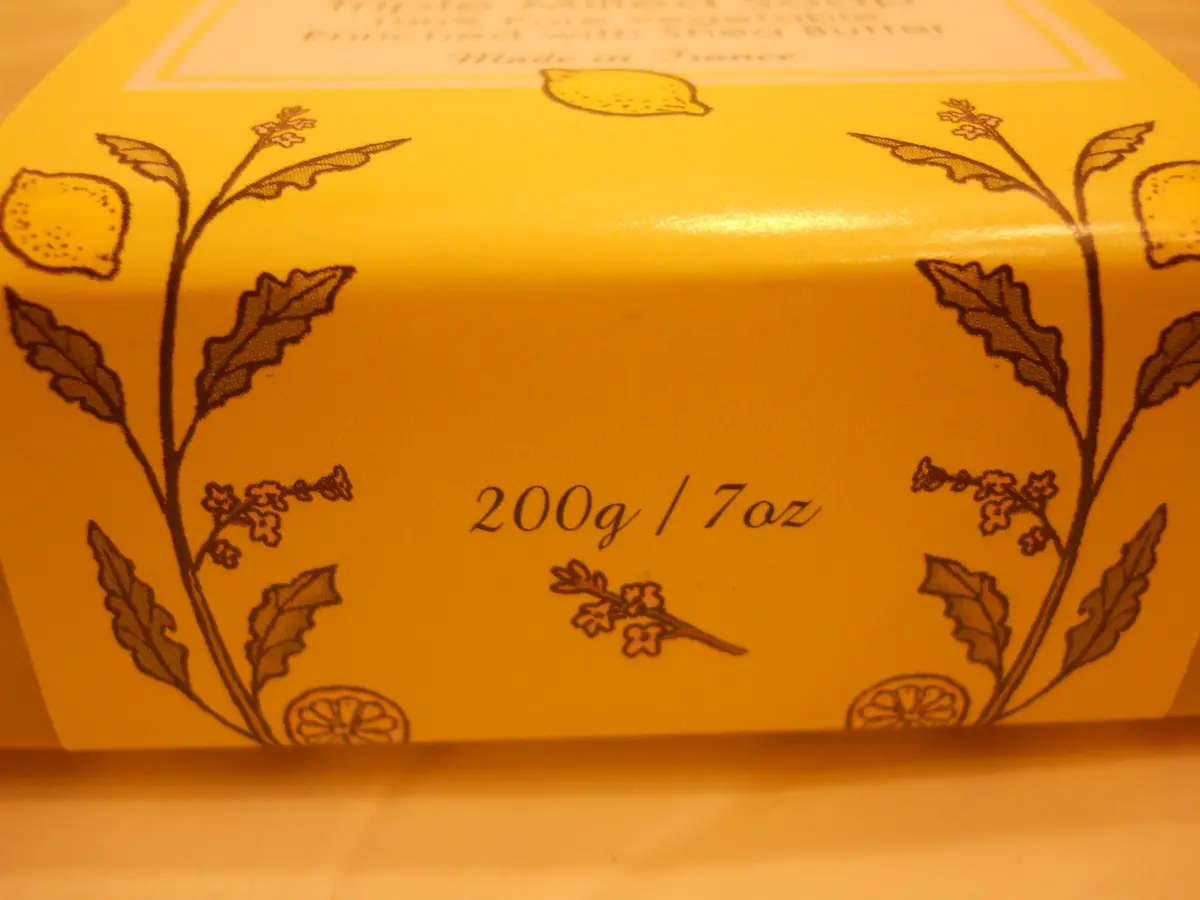 Bisous De Provence Lemon Verbena Verveine-Citron Triple Milled Soap 200g (7 Oz) | Authentic French Soap - view 6