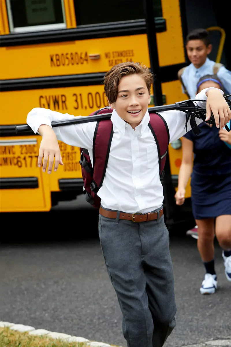 French Toast Boys Long Sleeve Oxford Shirt 16 | Classic Schoolwear, White, Durable & Comfortable - view 4