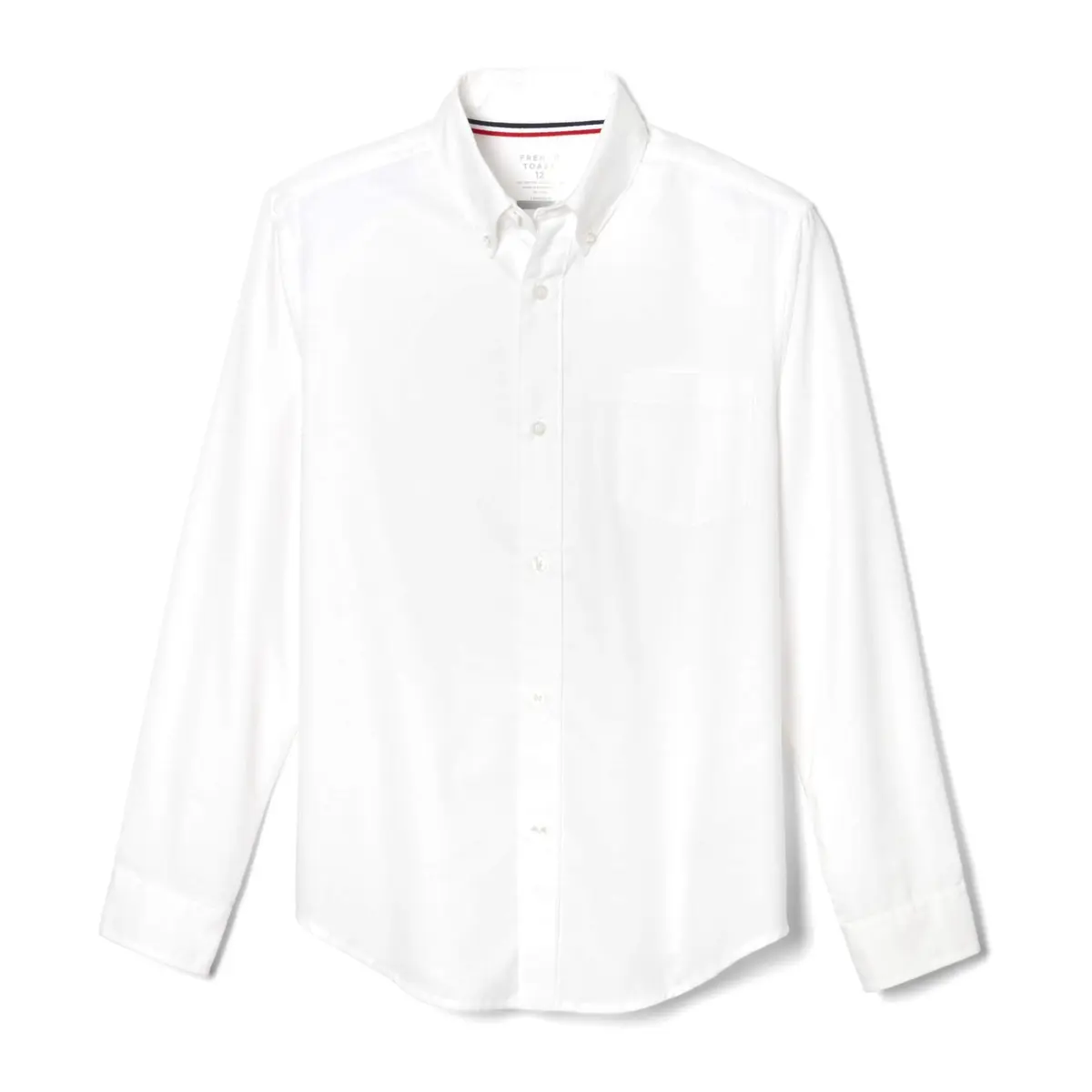 French Toast Boys Long Sleeve Oxford Shirt (Standard & Husky), White, 18 | Classic schoolwear for all seasons - main product image