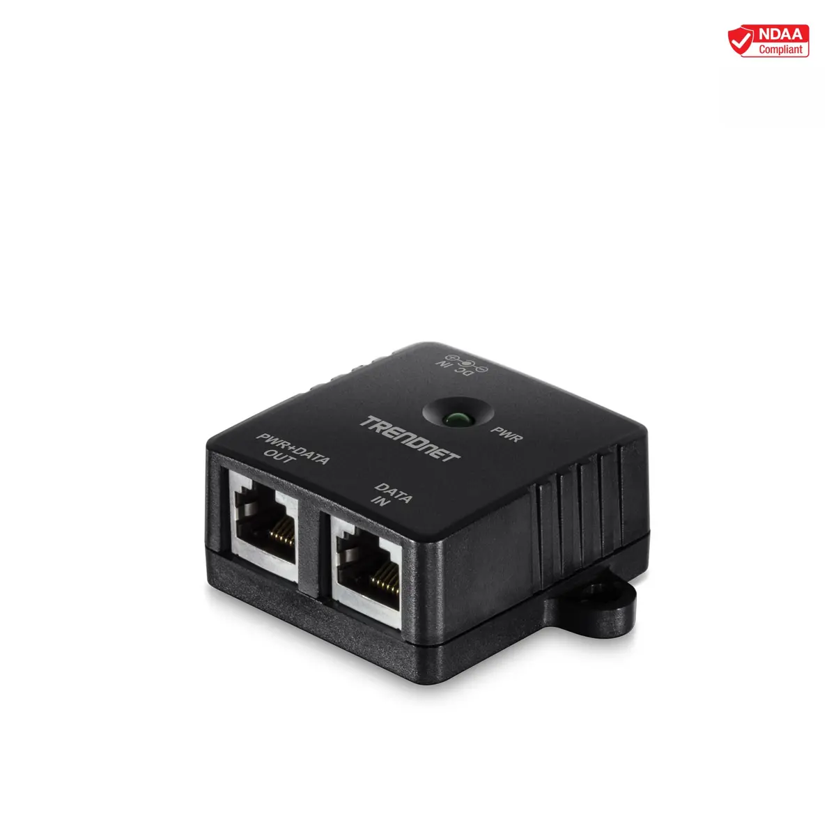TRENDnet Gigabit Power Over Ethernet Injector, TPE-113GI | 100m PoE, 15.4W Power, Gigabit Ethernet, Wall-Mountable - view 5