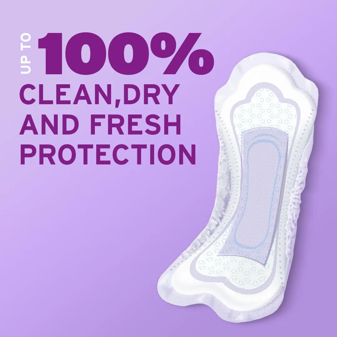 Poise Max Long Incontinence Pads with Ultra Soft Side Shields, 39 Count (14 inches) | 100% Dry & Fresh Protection - view 6