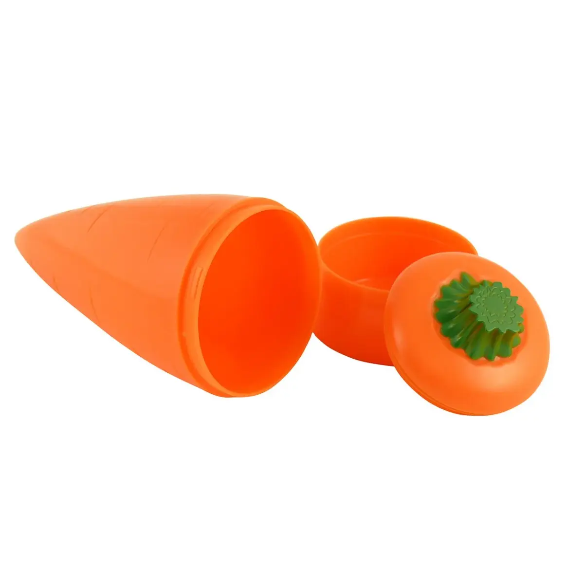 Hutzler Snack Attack Carrot and Dip to-Go Container | Portable 2-Compartment Snack Holder - view 2