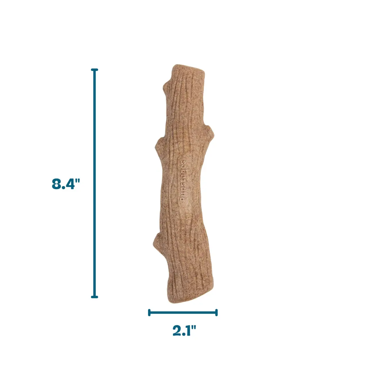 Pupstages Dogwood Stick Dog Chew Toy, Large 8" (20.3 cm) | Durable Wood Blend for Moderate Chewers - view 6
