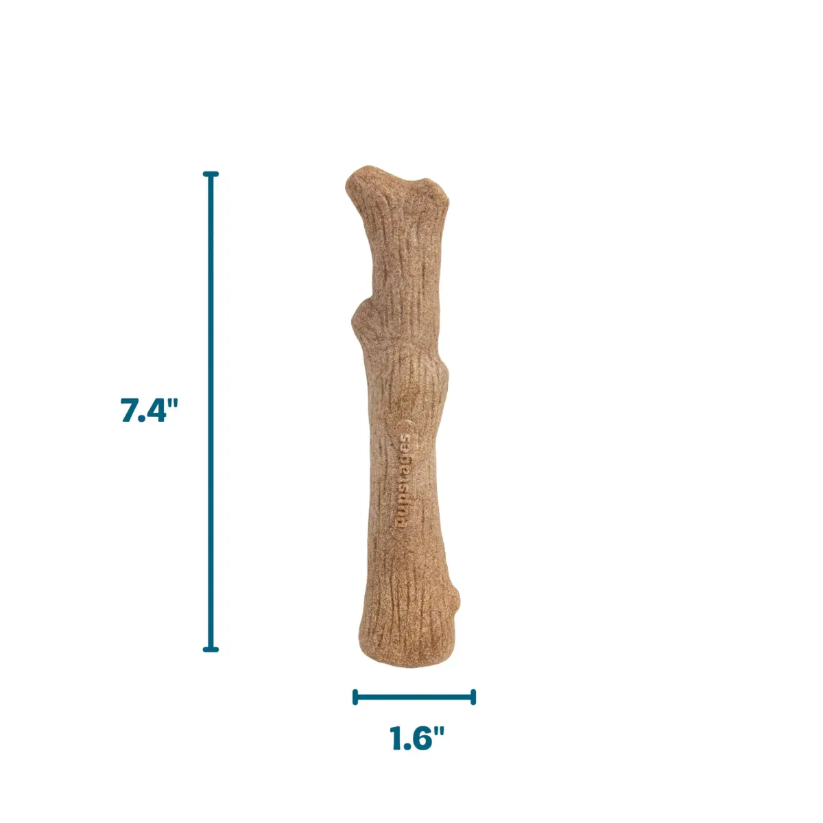 Pupstages Dogwood Stick Dog Chew Toy Medium 7.4" | Real-Wood Blend for Moderate Chewers - view 6