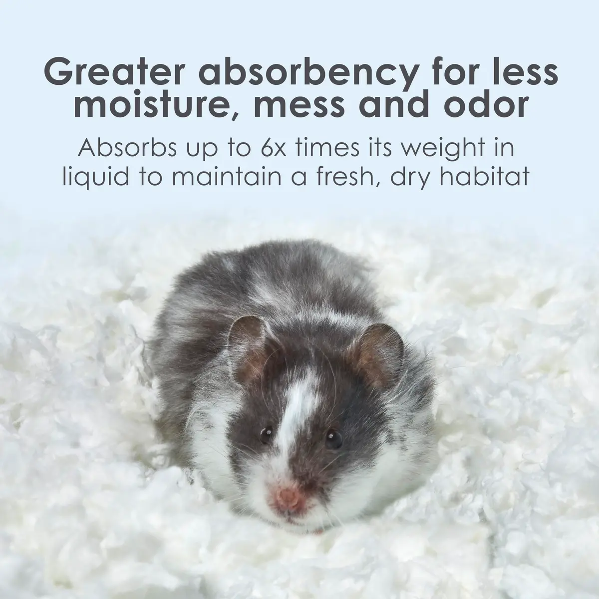 Kaytee Clean & Cozy Paper Bedding for Small Animals, White, 49.2 Liters | Odor Control & Absorbency - view 5