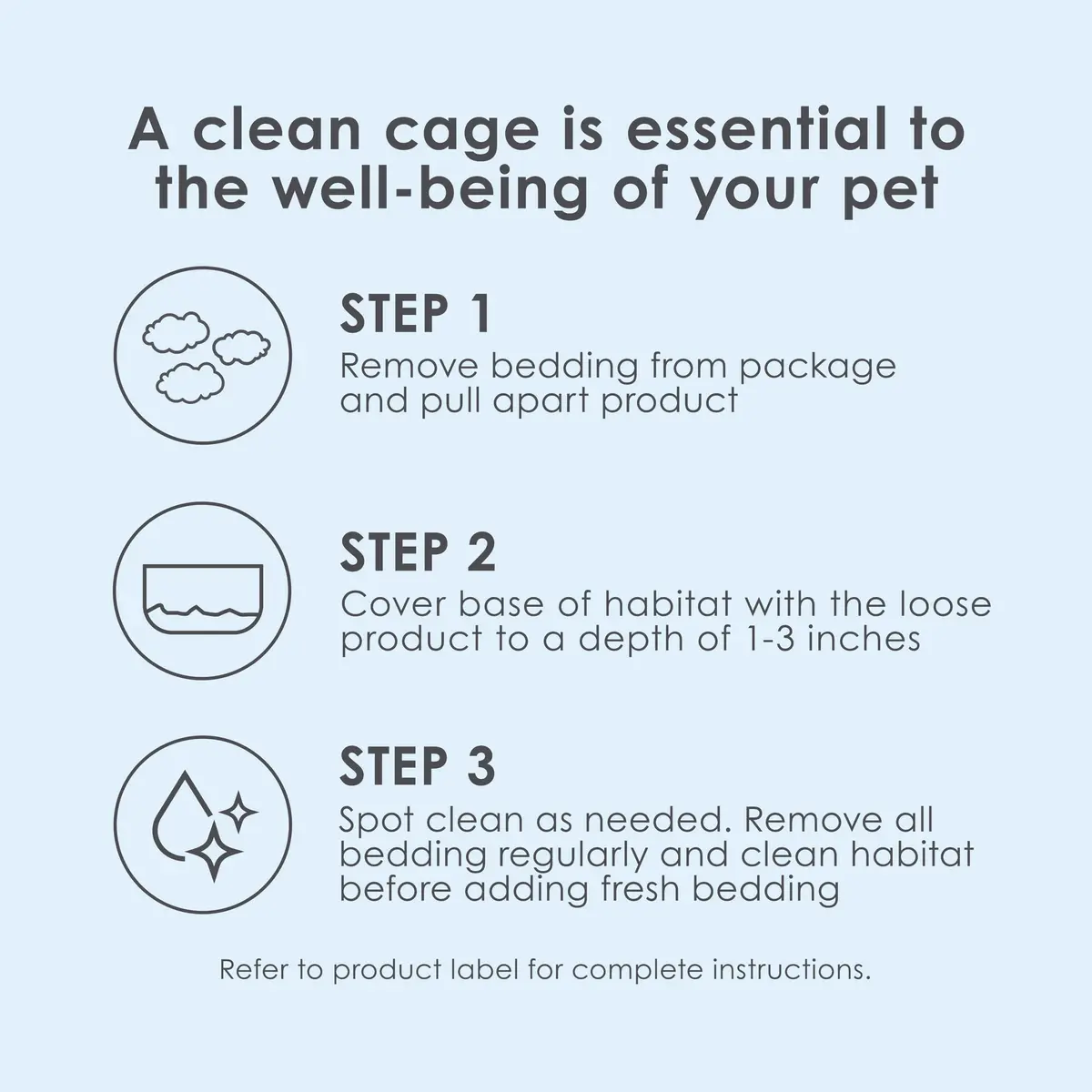 Kaytee Clean & Cozy Paper Bedding for Small Animals, White, 49.2 Liters | Odor Control & Absorbency - view 6