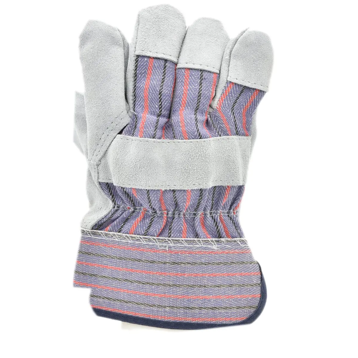 G & F Products Leather Palm Work Gloves 60-Pair | Heavy-Duty & Durable, Safety Cuff, Grey - view 7