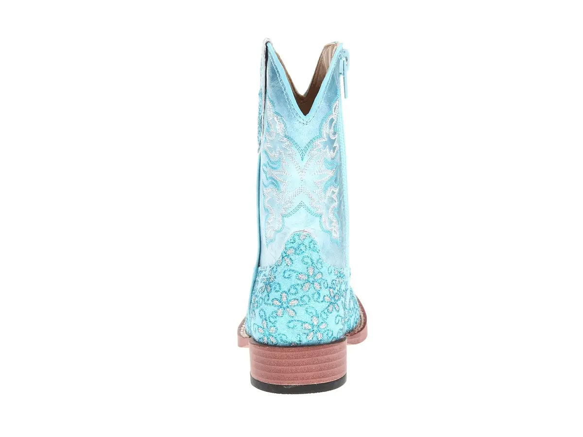 ROPER Baby Girl's Bling & Glitter Boots 8 Toddler M | Stylish Glitter & Checkerboard Faux Leather - view 7