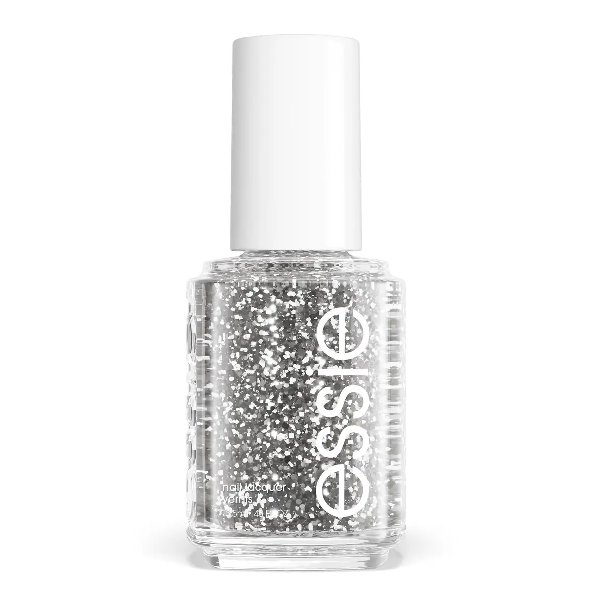 essie Silver Glitter Nail Polish 0.46 fl oz | Vegan, Flawless, Trendy - main product image