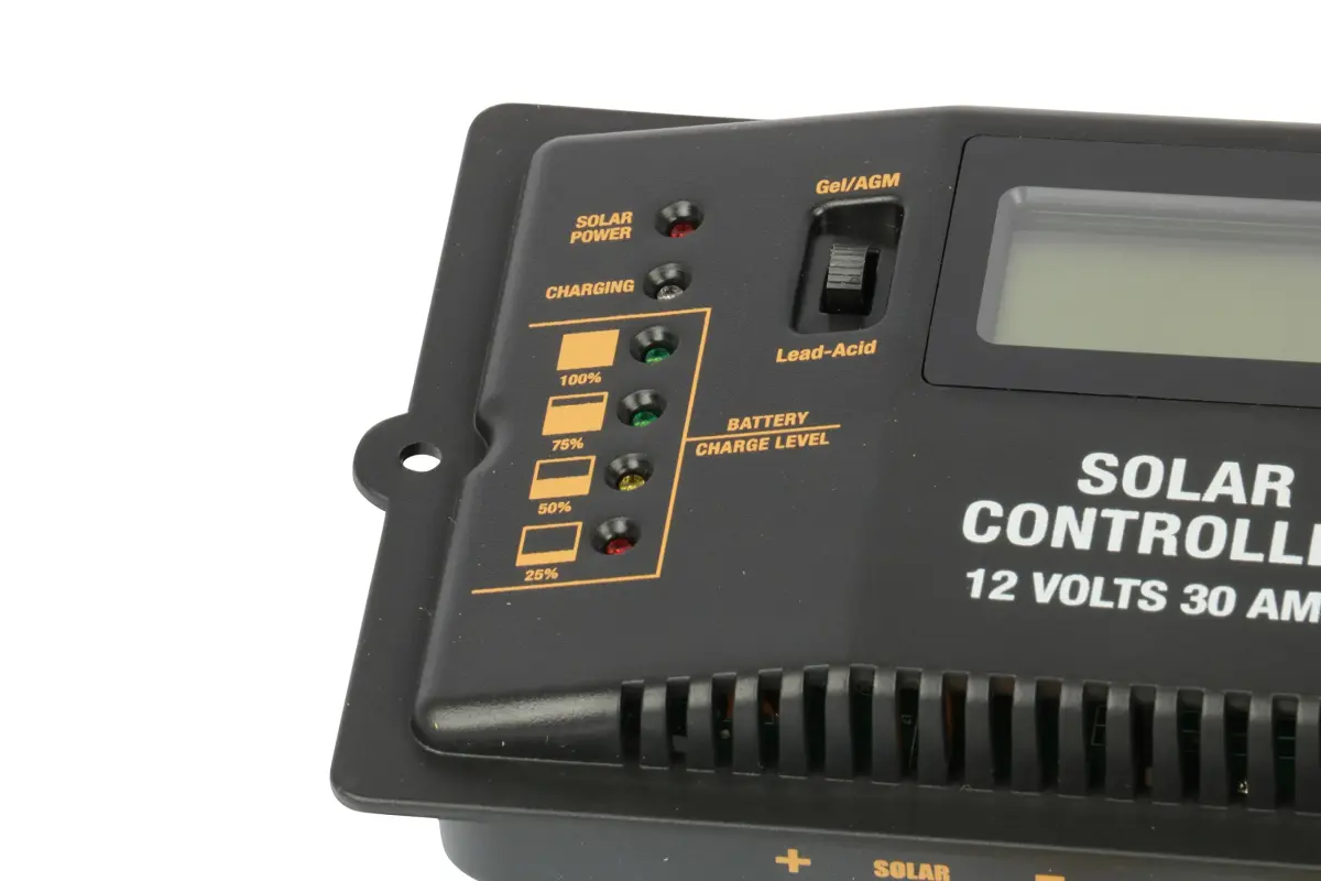 WirthCo Battery Doctor 23125 Digital Solar Controller 12 Volt 30 Amp | Charges & Maintains 12V Batteries - view 2