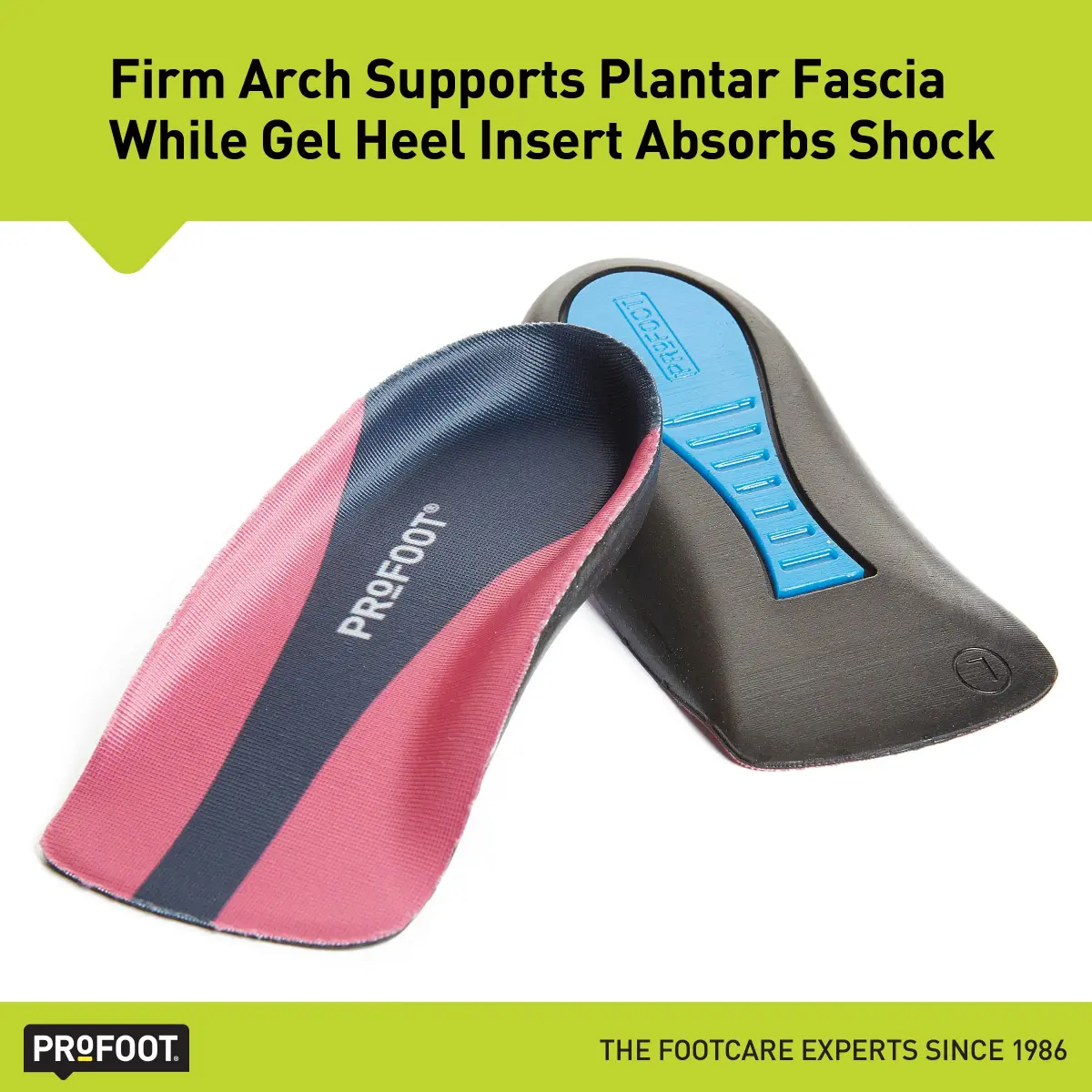 PROFOOT Plantar Fasciitis Orthotic Insoles for Women (Sizes 6-10) – Gel Heel Inserts for Instant Heel Pain Relief and Arch Support - view 4