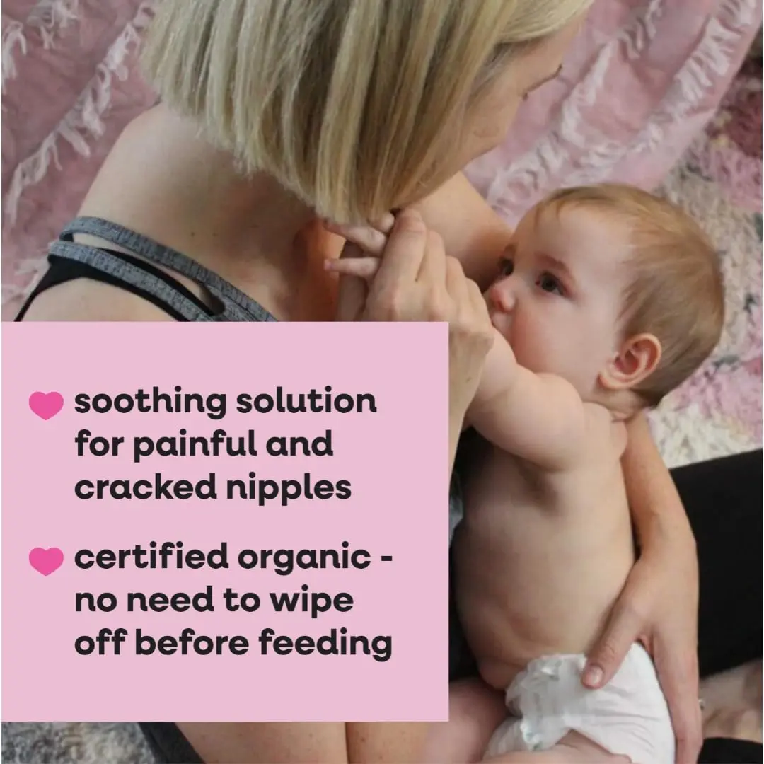 Bamboobies Organic Nipple Cream for Breastfeeding, 1 oz (28g) | USDA Certified Organic Soothing Balm - view 2