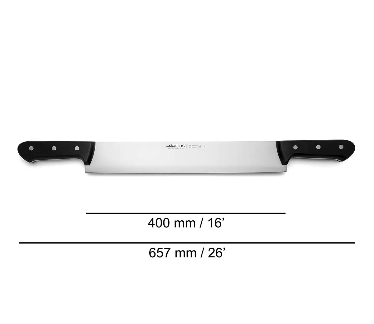 Arcos Cheese Knife 16 Inch Nitrum Stainless Steel | 400 mm Blade for Precision Cutting - view 3