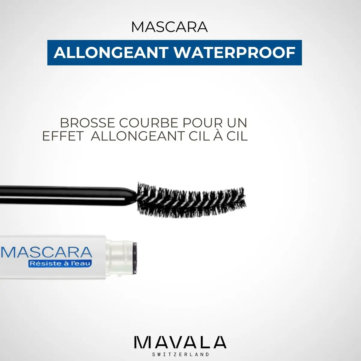 Mavala Waterproof Mascara Black 10ml (0.32 fl oz) | Defines and Smoothes Lashes - view 3
