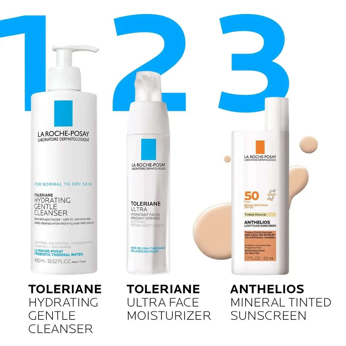 La Roche-Posay Anthelios Tinted Mineral Sunscreen Face SPF 50 50ml (1.7 Fl Oz) | Broad Spectrum UVA/UVB Protection - view 8