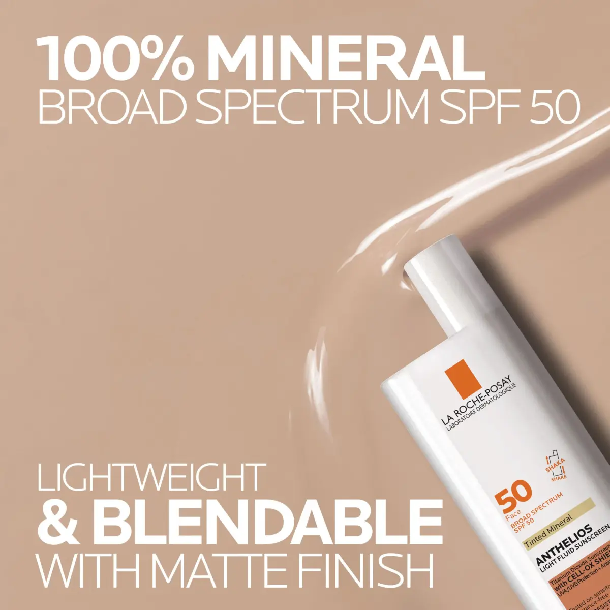 La Roche-Posay Anthelios Tinted Mineral Sunscreen Face SPF 50 50ml (1.7 Fl Oz) | Broad Spectrum UVA/UVB Protection - view 3