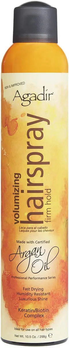Agadir Volumizing Firm Hold Hair Spray 310.53ml (10.5 oz) | Humidity Resistant - main product image