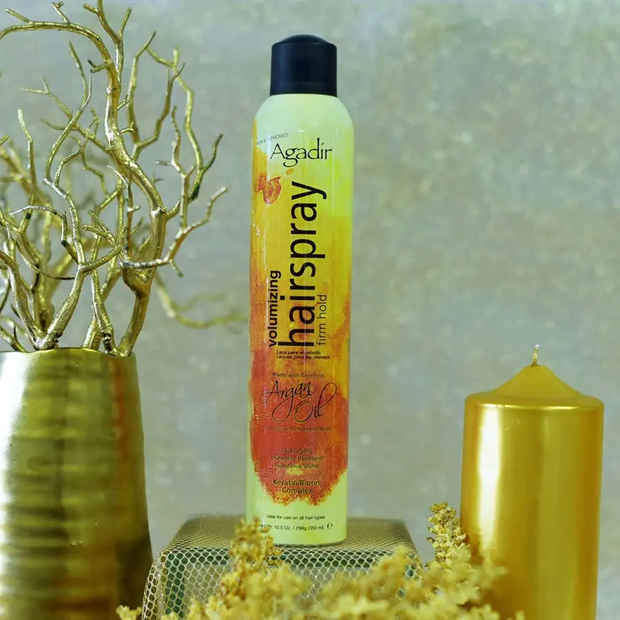 Agadir Volumizing Firm Hold Hair Spray 310.53ml (10.5 oz) | Humidity Resistant - view 5
