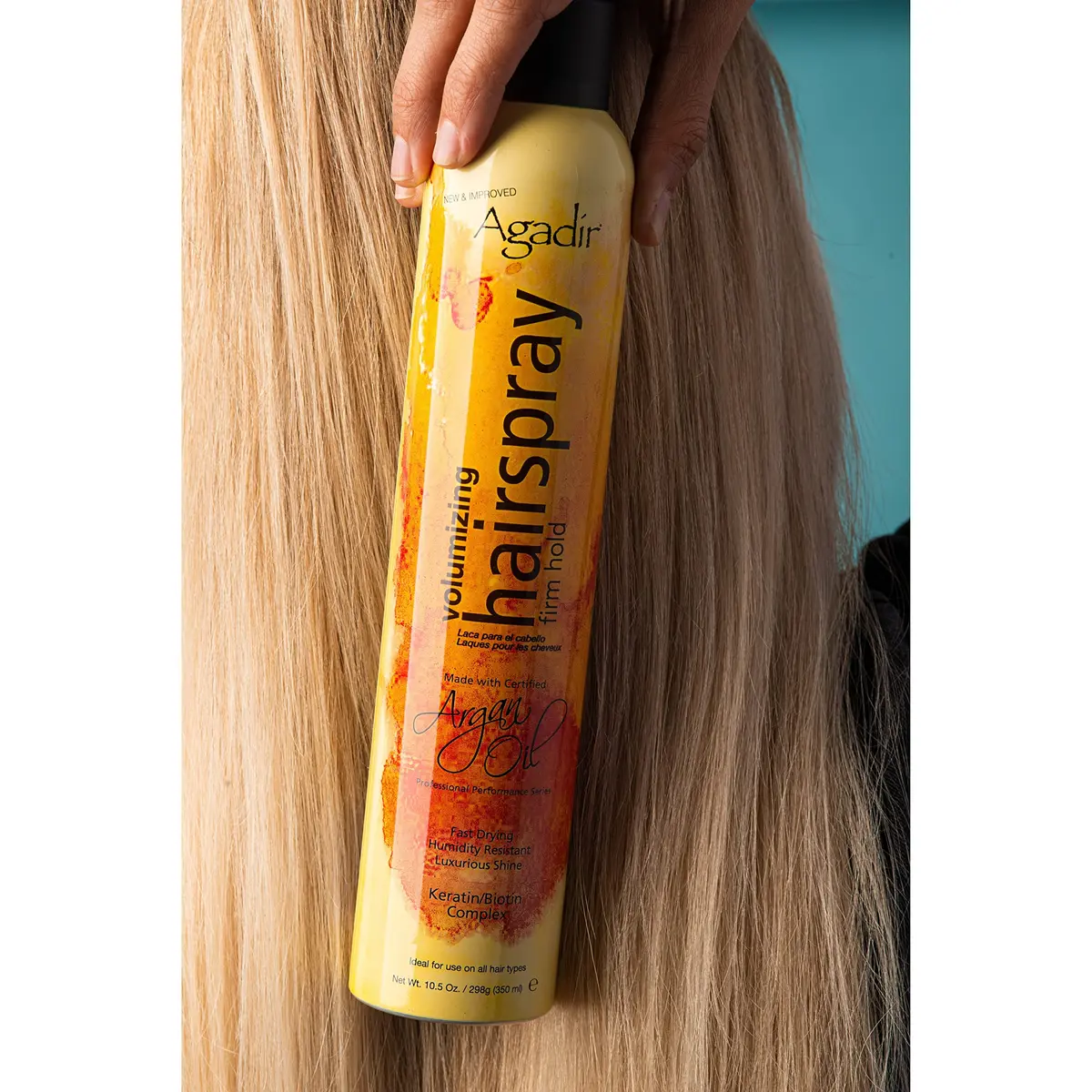Agadir Volumizing Firm Hold Hair Spray 310.53ml (10.5 oz) | Humidity Resistant - view 3