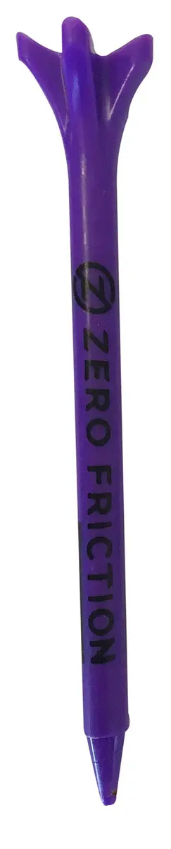Zero Friction Victory 5-Prong Golf Tees 2-3/4 Inch | Bio-Composite, Purple, Pack of 40 - view 2