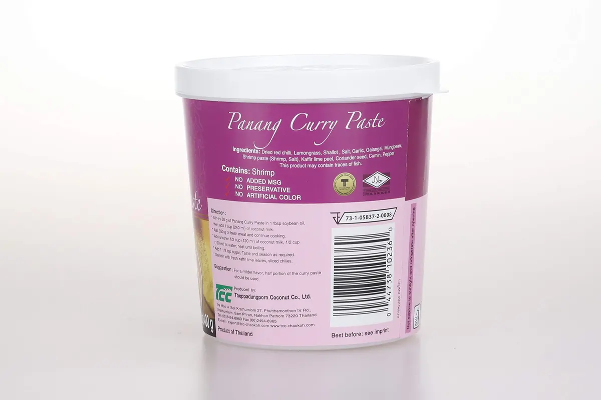 Mae Ploy Panang Curry Paste 14 oz (397 g) | Authentic Thai Flavor for Curries & Soups - view 8