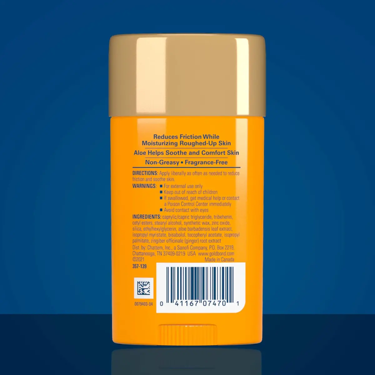 Gold Bond Friction Defense Stick with Aloe 1.75 oz (51.7 ml) | Anti-Chafing Stick for Sensitive Skin - view 2