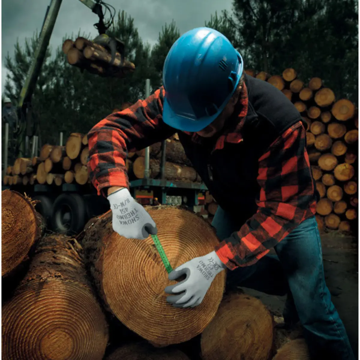 SHOWA Atlas 451 Heavy-Duty Winter Work Gloves, Insulated, Medium | CE Certified for Cold Weather - view 6