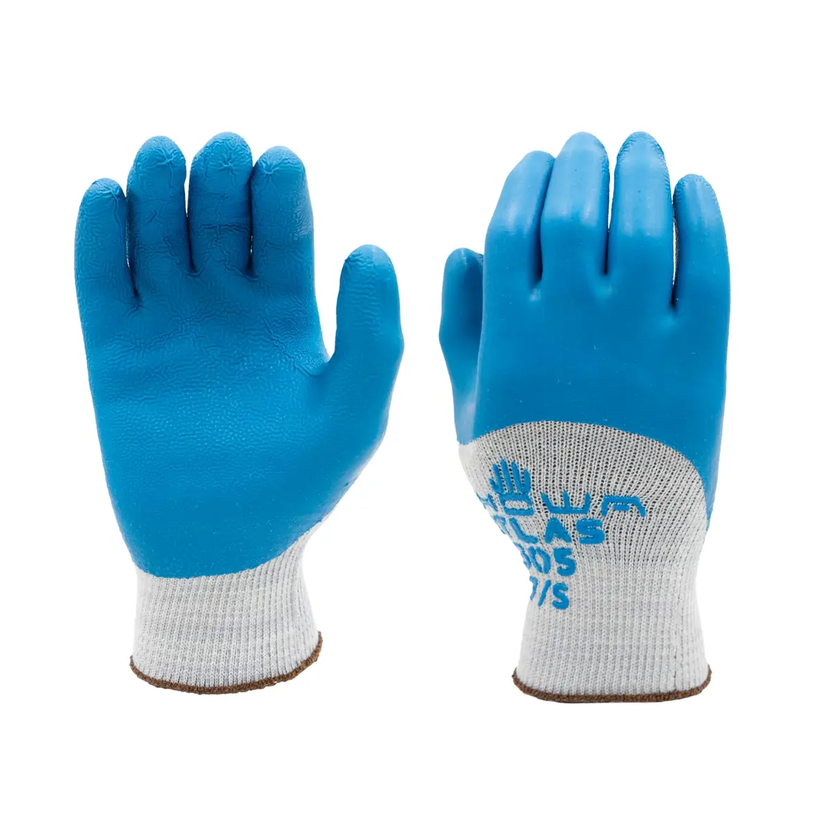 SHOWA Atlas 305 Rubber Work Gloves, Large | Heavy-Duty Grip & Comfort - main product image