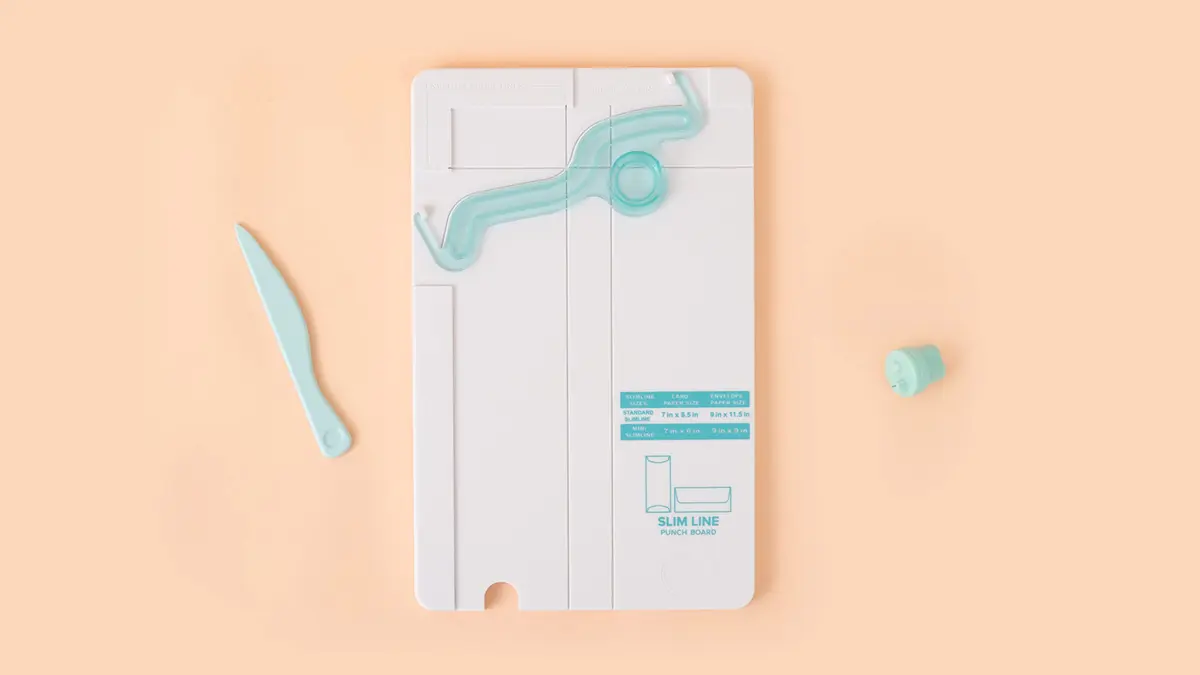We R Memory Keepers Slimline Card Punch Board | Creates Envelopes for Handmade Cards - view 4