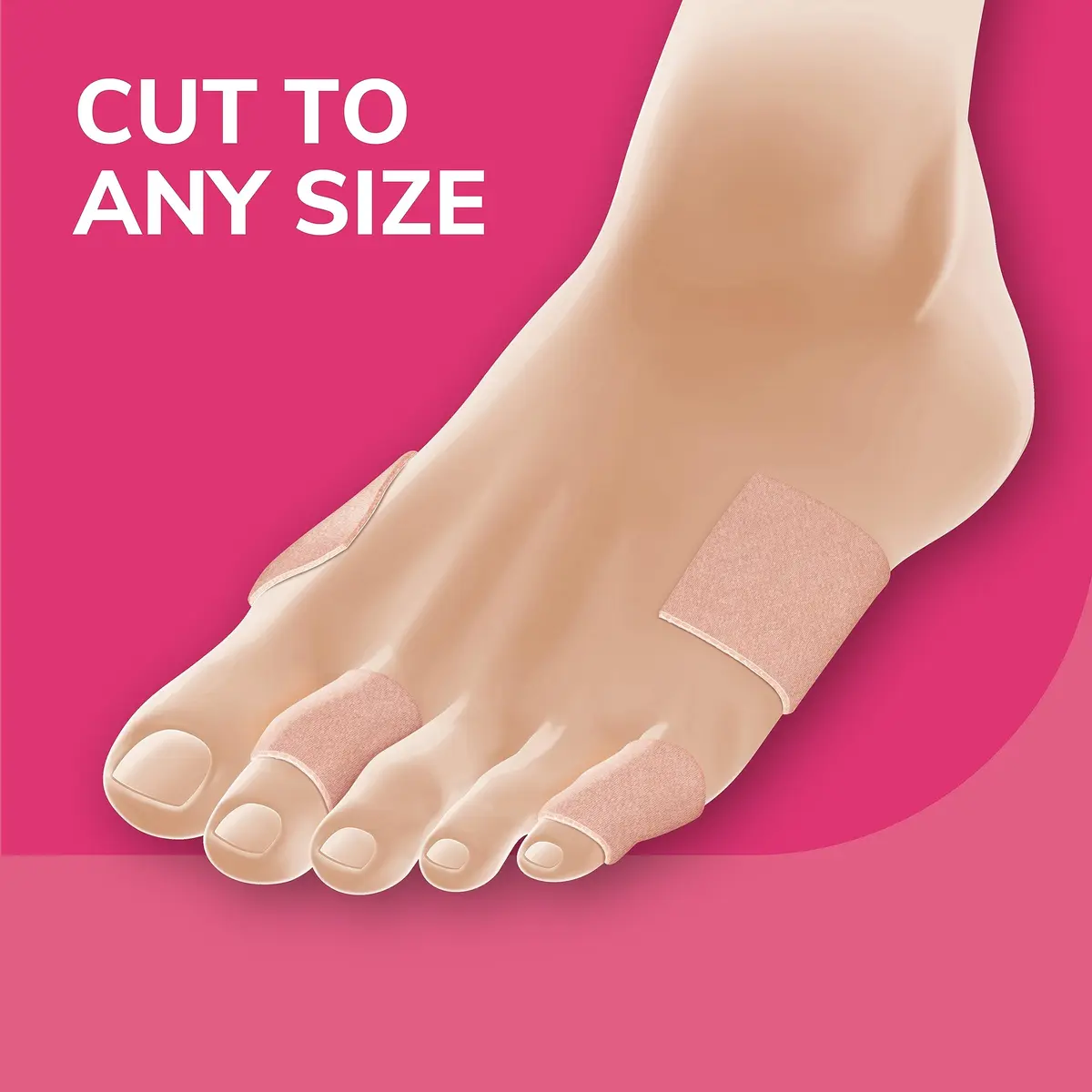 Dr. Scholl's Moleskin Padding Roll, Flexible Cushioning, 24" x 4 5/8" | Soft Cotton Padding for Foot Pain Relief - view 5