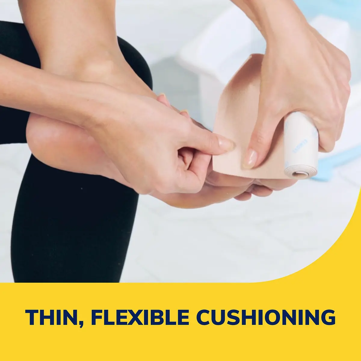 Dr. Scholl's Moleskin Padding Roll, Flexible Cushioning, 24" x 4 5/8" | Soft Cotton Padding for Foot Pain Relief - view 3