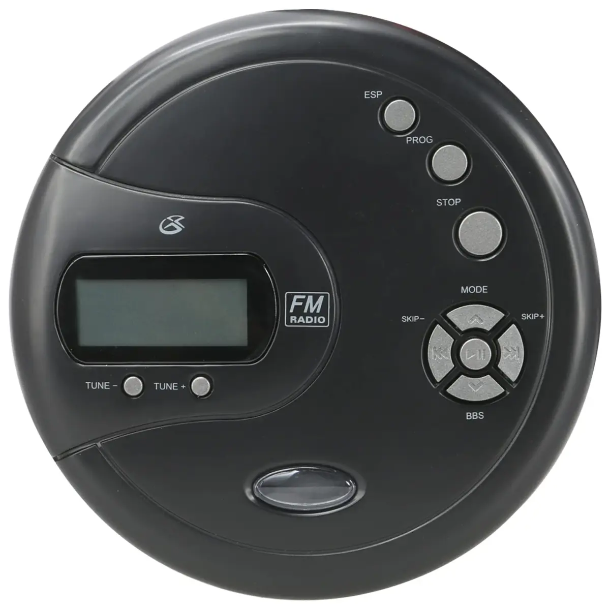 GPX PC332B Portable CD Player with FM Radio & Earbuds | Black - main product image