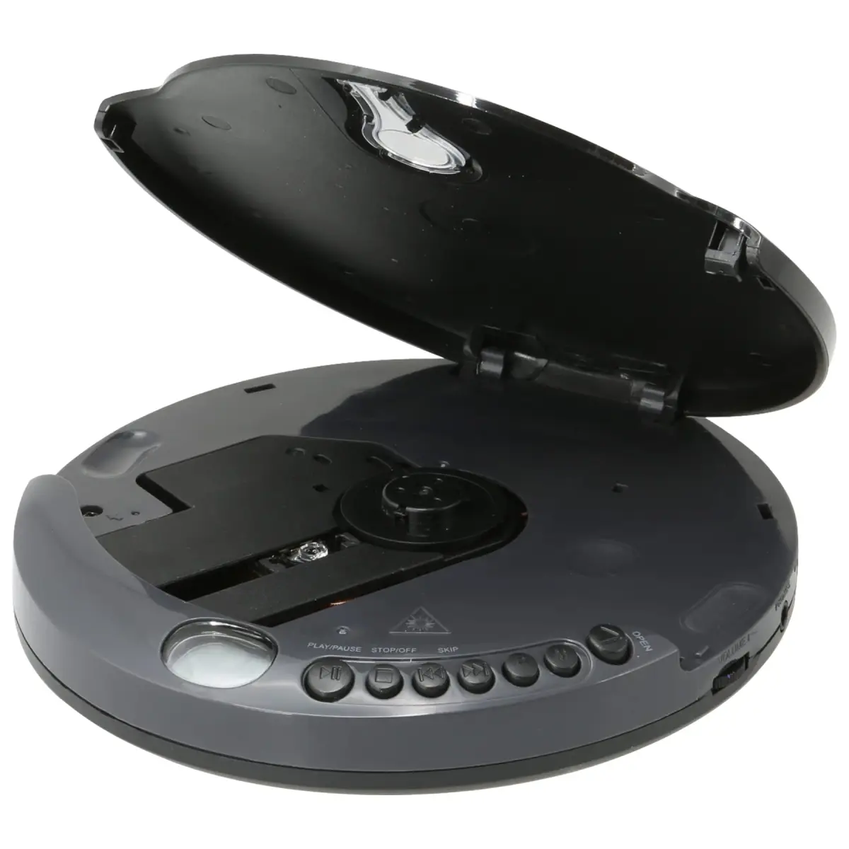 GPX PC332B Portable CD Player with FM Radio & Earbuds | Black - view 4
