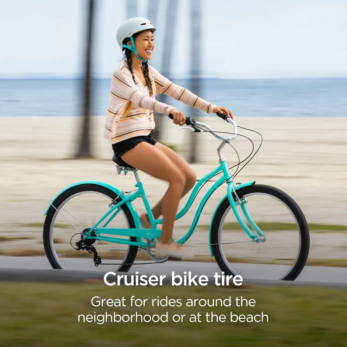 Schwinn Replacement Bike Tire 26" x 2.125" Cruiser Tire | Puncture Guard & Smooth Tread - view 6