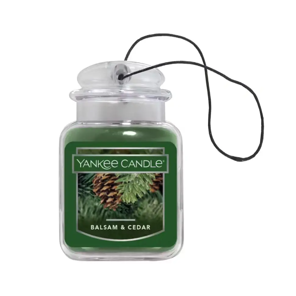 Yankee Candle Gel Car Jar Ultimate Hanging Air Freshener Balsam Cedar Scent | Lasts up to 30 Days - view 2