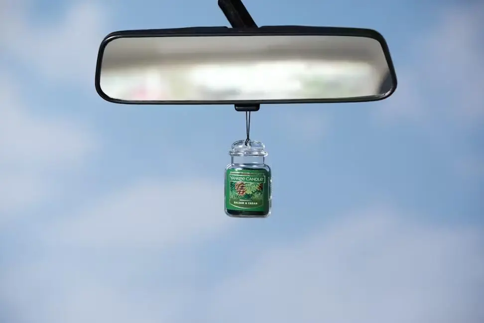 Yankee Candle Gel Car Jar Ultimate Hanging Air Freshener Balsam Cedar Scent | Lasts up to 30 Days - view 3