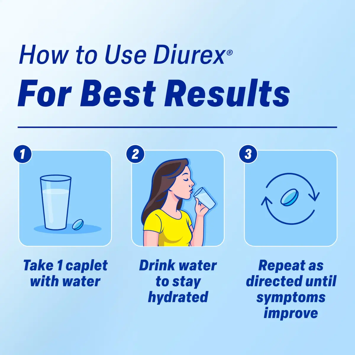Diurex Caffeine-Free Bloat Relief Caplets 24 Count | Maximum Strength Diuretic for Water Bloat Discomfort - view 5