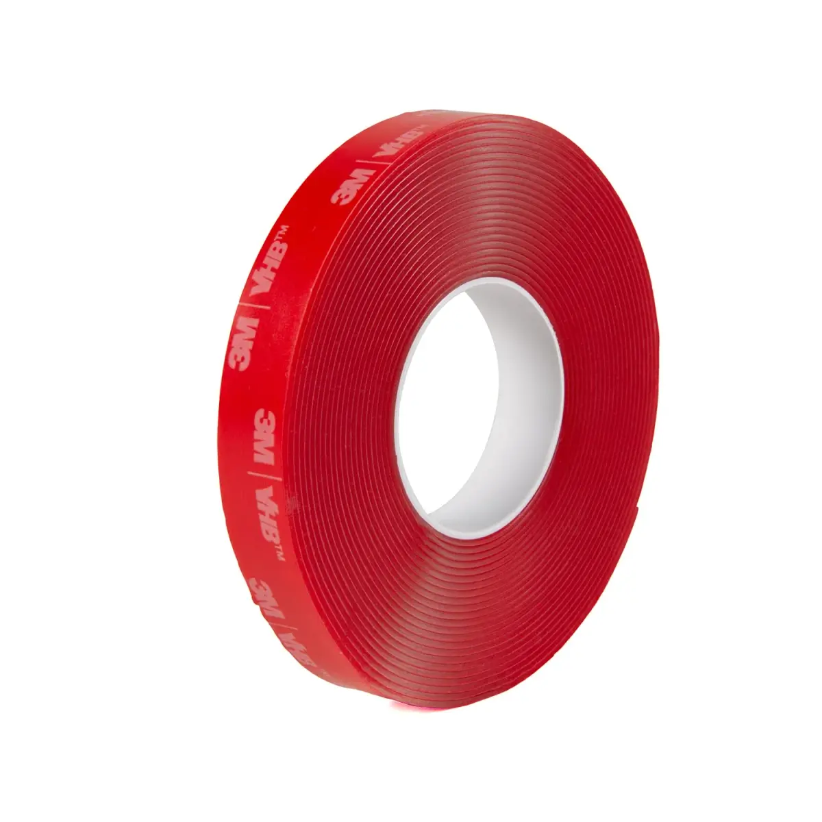 3M VHB 4910 Mounting Tape, Clear Acrylic Foam, 0.5 in x 5 yd (15.24 cm x 4.57 m) | Permanent Bonding, UL746C Listed - main product image