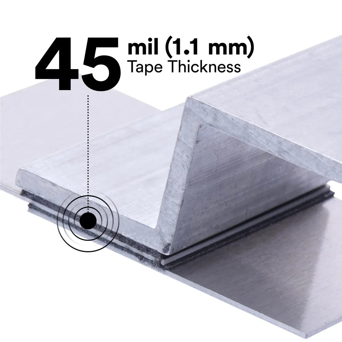 3M VHB Tape 5952 Heavy Duty Mounting Tape 2 in x 15 yd (5.49 m) | Acrylic Foam Core, Black, Waterproof - view 7
