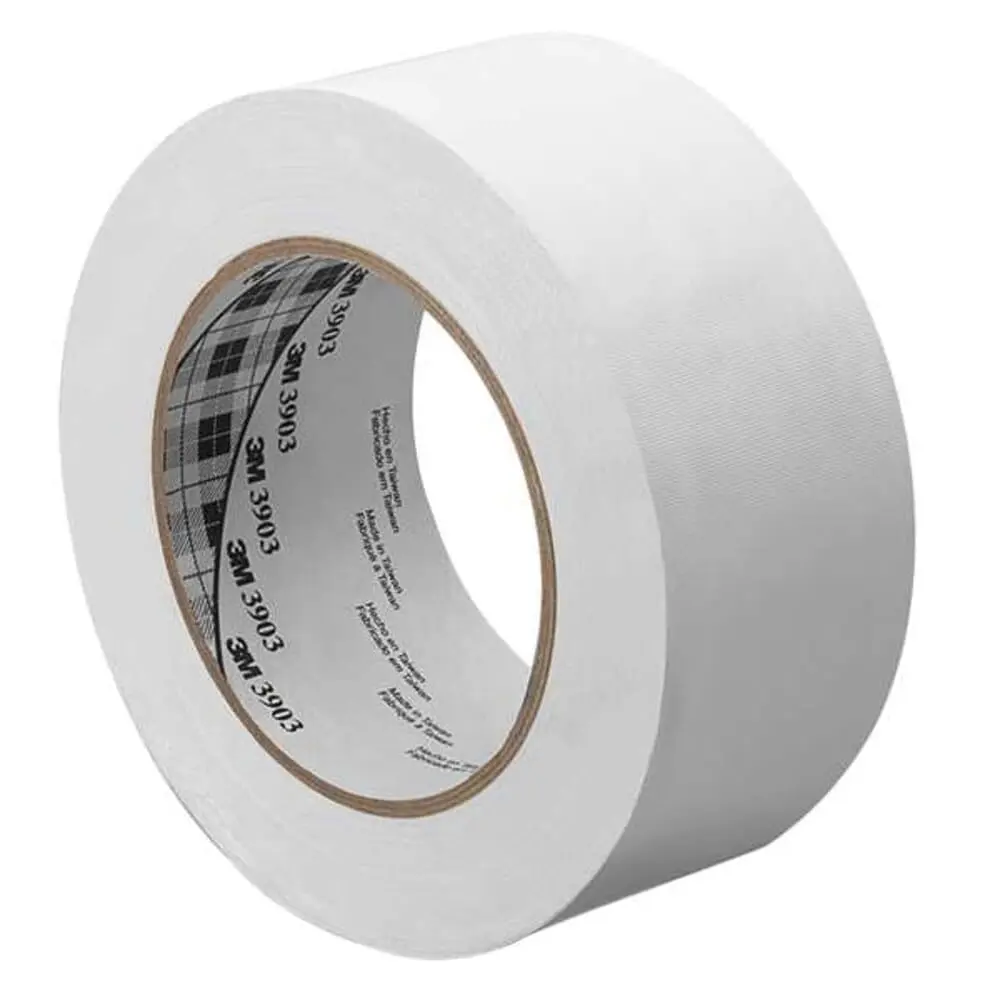 3M Vinyl Duct Tape Roll 1" x 150 ft White | Moisture & Chemical Resistant Rubber Adhesive - main product image